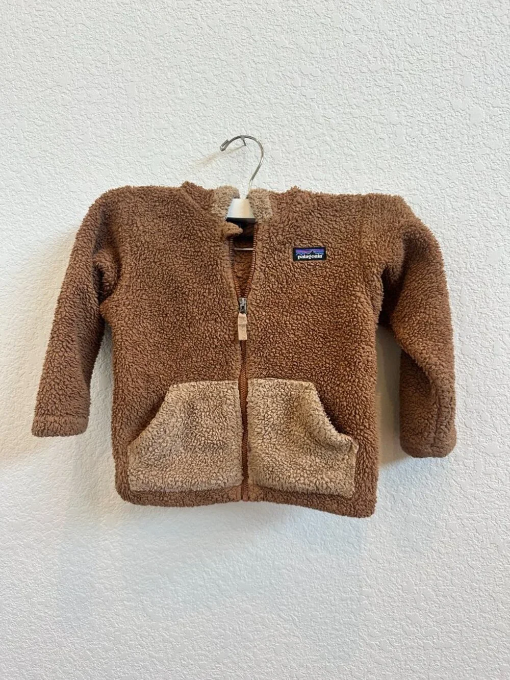 patagonia Kids Teddy Bear Fleece Zip Up Coat, 3T